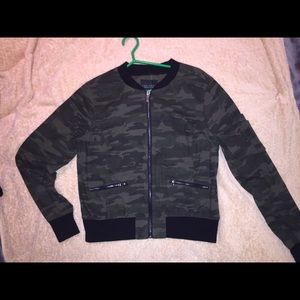 Army print jacket